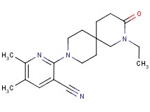 2-(2-ethyl-3-oxo-2,9-diazaspiro[5.5]undec-9-yl)-5,6-dimethylnicotinonitrile