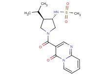 N-{(3S*,4R*)-4-isopropyl-1-[(4-oxo-4H-pyrido[1,2-a]pyrimidin-3-yl)carbonyl]-3-pyrrolidinyl}methanesulfonamide