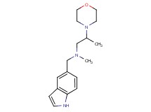 (1H-indol-5-ylmethyl)methyl(2-morpholin-4-ylpropyl)amine