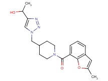 1-[1-({1-[(2-methyl-1-benzofuran-7-yl)carbonyl]-4-piperidinyl}methyl)-1H-1,2,3-triazol-4-yl]ethanol