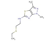 N-[2-(ethylthio)ethyl]-1,3-dimethyl-1H-pyrazolo[3,4-d][1,3]thiazol-5-amine