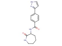 N-(2-oxoazepan-3-yl)-4-(1H-pyrazol-3-yl)benzamide