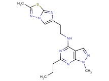 1-methyl-N-[2-(2-methylimidazo[2,1-b][1,3,4]thiadiazol-6-yl)ethyl]-6-propyl-1H-pyrazolo[3,4-d]pyrimidin-4-amine