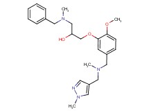 1-[benzyl(methyl)amino]-3-[2-methoxy-5-({methyl[(1-methyl-1H-pyrazol-4-yl)methyl]amino}methyl)phenoxy]-2-propanol