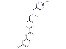 4-{[[(2-aminopyrimidin-5-yl)methyl](methyl)amino]methyl}-N-(5-methylpyridin-3-yl)benzamide