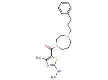 N,4-dimethyl-5-{[4-(3-phenylpropyl)-1,4-diazepan-1-yl]carbonyl}-1,3-thiazol-2-amine