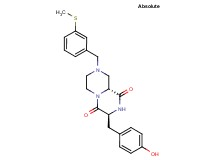 (3S,9aR)-3-(4-hydroxybenzyl)-8-[3-(methylthio)benzyl]tetrahydro-2H-pyrazino[1,2-a]pyrazine-1,4(3H,6H)-dione