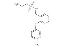 N-({2-[(6-methyl-3-pyridinyl)oxy]-3-pyridinyl}methyl)-1-propanesulfonamide