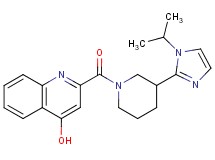 2-{[3-(1-isopropyl-1H-imidazol-2-yl)-1-piperidinyl]carbonyl}-4-quinolinol