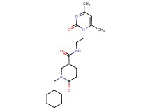 1-(cyclohexylmethyl)-N-[2-(4,6-dimethyl-2-oxo-1(2H)-pyrimidinyl)ethyl]-6-oxo-3-piperidinecarboxamide