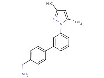 1-[3'-(3,5-dimethyl-1H-pyrazol-1-yl)-4-biphenylyl]methanamine