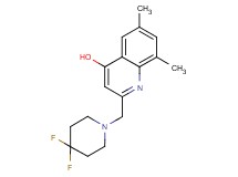 2-[(4,4-difluoropiperidin-1-yl)methyl]-6,8-dimethylquinolin-4-ol