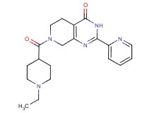 7-[(1-ethylpiperidin-4-yl)carbonyl]-2-pyridin-2-yl-5,6,7,8-tetrahydropyrido[3,4-d]pyrimidin-4(3H)-one