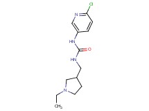 N-(6-chloropyridin-3-yl)-N'-[(1-ethylpyrrolidin-3-yl)methyl]urea