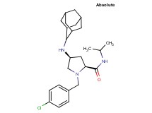 (4S)-4-(2-adamantylamino)-1-(4-chlorobenzyl)-N-isopropyl-L-prolinamide