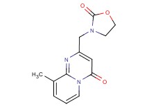 9-methyl-2-[(2-oxo-1,3-oxazolidin-3-yl)methyl]-4H-pyrido[1,2-a]pyrimidin-4-one