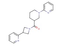 2-{3-[(3-pyridin-2-ylazetidin-1-yl)carbonyl]piperidin-1-yl}pyridine
