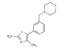 4-[3-(2,4-dimethyl-1,3-thiazol-5-yl)benzyl]morpholine