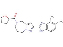 2-(4,5-dimethyl-1H-benzimidazol-2-yl)-5-(tetrahydrofuran-2-ylcarbonyl)-5,6,7,8-tetrahydro-4H-pyrazolo[1,5-a][1,4]diazepine
