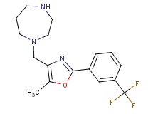 1-({5-methyl-2-[3-(trifluoromethyl)phenyl]-1,3-oxazol-4-yl}methyl)-1,4-diazepane dihydrochloride