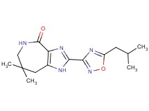 2-(5-isobutyl-1,2,4-oxadiazol-3-yl)-7,7-dimethyl-5,6,7,8-tetrahydroimidazo[4,5-c]azepin-4(1H)-one