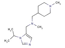 1-(1-isopropyl-1H-imidazol-5-yl)-N-methyl-N-[(1-methylpiperidin-4-yl)methyl]methanamine