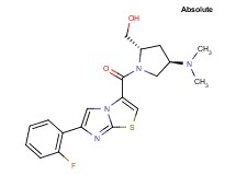 ((2S,4R)-4-(dimethylamino)-1-{[6-(2-fluorophenyl)imidazo[2,1-b][1,3]thiazol-3-yl]carbonyl}pyrrolidin-2-yl)methanol