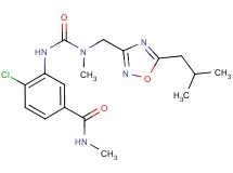 4-chloro-3-({[[(5-isobutyl-1,2,4-oxadiazol-3-yl)methyl](methyl)amino]carbonyl}amino)-N-methylbenzamide