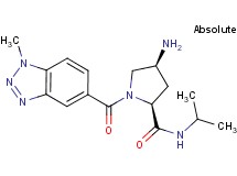 (2S,4S)-4-amino-N-isopropyl-1-[(1-methyl-1H-1,2,3-benzotriazol-5-yl)carbonyl]pyrrolidine-2-carboxamide