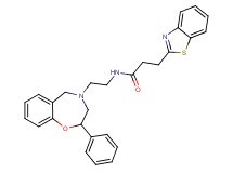 3-(1,3-benzothiazol-2-yl)-N-[2-(2-phenyl-2,3-dihydro-1,4-benzoxazepin-4(5H)-yl)ethyl]propanamide