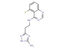 N-[2-(5-amino-1H-1,2,4-triazol-3-yl)ethyl]-5-fluoroquinazolin-4-amine