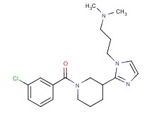 (3-{2-[1-(3-chlorobenzoyl)-3-piperidinyl]-1H-imidazol-1-yl}propyl)dimethylamine