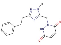 1-{[3-(2-phenylethyl)-1H-1,2,4-triazol-5-yl]methyl}-1,2-dihydropyridazine-3,6-dione