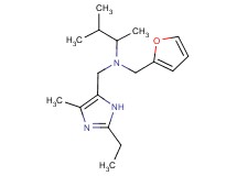 (1,2-dimethylpropyl)[(2-ethyl-4-methyl-1H-imidazol-5-yl)methyl](2-furylmethyl)amine