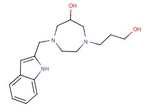 1-(3-hydroxypropyl)-4-(1H-indol-2-ylmethyl)-1,4-diazepan-6-ol