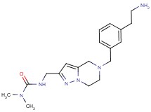 N'-({5-[3-(2-aminoethyl)benzyl]-4,5,6,7-tetrahydropyrazolo[1,5-a]pyrazin-2-yl}methyl)-N,N-dimethylurea dihydrochloride