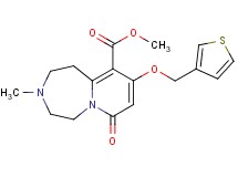 methyl 3-methyl-7-oxo-9-(3-thienylmethoxy)-1,2,3,4,5,7-hexahydropyrido[1,2-d][1,4]diazepine-10-carboxylate