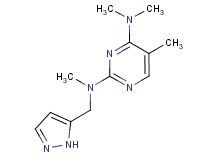 N~2~,N~4~,N~4~,5-tetramethyl-N~2~-(1H-pyrazol-5-ylmethyl)pyrimidine-2,4-diamine