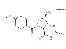 (2S,4S)-4-amino-N-isopropyl-1-[(4-methoxycyclohexyl)carbonyl]pyrrolidine-2-carboxamide