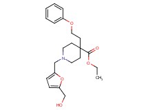 ethyl 1-{[5-(hydroxymethyl)-2-furyl]methyl}-4-(2-phenoxyethyl)-4-piperidinecarboxylate