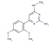 6-(2,4-dimethoxyphenyl)-N~4~-methylpyrimidine-2,4-diamine