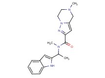 N-[1-(1H-indol-2-yl)ethyl]-N,5-dimethyl-4,5,6,7-tetrahydropyrazolo[1,5-a]pyrazine-2-carboxamide