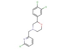 4-[(6-chloropyridin-2-yl)methyl]-2-(3,4-dichlorophenyl)morpholine