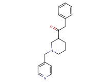 2-phenyl-1-[1-(4-pyridinylmethyl)-3-piperidinyl]ethanone