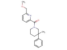 2-(methoxymethyl)-6-[(3-methyl-3-phenylpiperidin-1-yl)carbonyl]pyridine