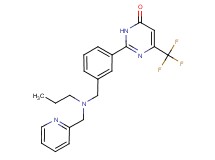 2-(3-{[propyl(pyridin-2-ylmethyl)amino]methyl}phenyl)-6-(trifluoromethyl)pyrimidin-4(3H)-one