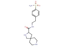 N-{2-[4-(aminosulfonyl)phenyl]ethyl}-2,8-diazaspiro[4.5]decane-3-carboxamide dihydrochloride
