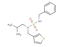 N'-benzyl-N-isobutyl-N-(3-thienylmethyl)sulfamide