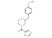 4-(1H-imidazol-5-ylcarbonyl)-2-(4-methoxybenzyl)morpholine