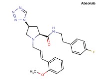 (4S)-N-[2-(4-fluorophenyl)ethyl]-1-[(2E)-3-(2-methoxyphenyl)-2-propen-1-yl]-4-(1H-tetrazol-1-yl)-L-prolinamide